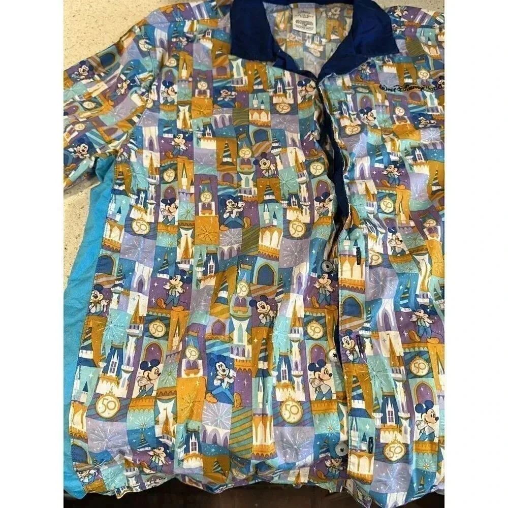 50th Anniversary Mickey Mouse‎ Woven Shirt bo